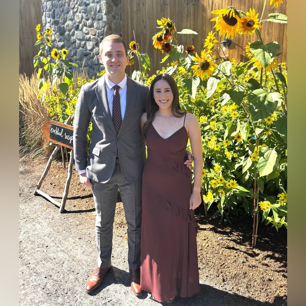 Banana Republic Burgundy Maxi Dress